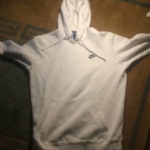 White Nike hoodie